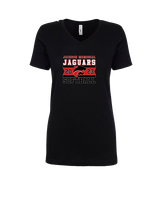 Jackson Memorial Softball Stamp - Womens Vneck