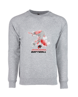 Jackson Memorial Softball Swing - Crewneck Sweatshirt