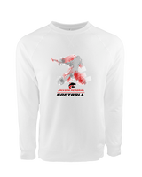 Jackson Memorial Softball Swing - Crewneck Sweatshirt