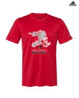 Jackson Memorial Softball Swing - Mens Adidas Performance Shirt