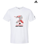 Jackson Memorial Softball Swing - Mens Adidas Performance Shirt