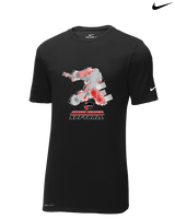 Jackson Memorial Softball Swing - Mens Nike Cotton Poly Tee