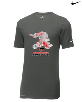 Jackson Memorial Softball Swing - Mens Nike Cotton Poly Tee