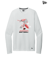 Jackson Memorial Softball Swing - New Era Performance Long Sleeve