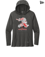 Jackson Memorial Softball Swing - New Era Tri-Blend Hoodie
