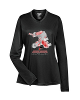 Jackson Memorial Softball Swing - Womens Performance Longsleeve