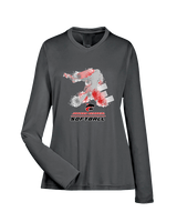 Jackson Memorial Softball Swing - Womens Performance Longsleeve