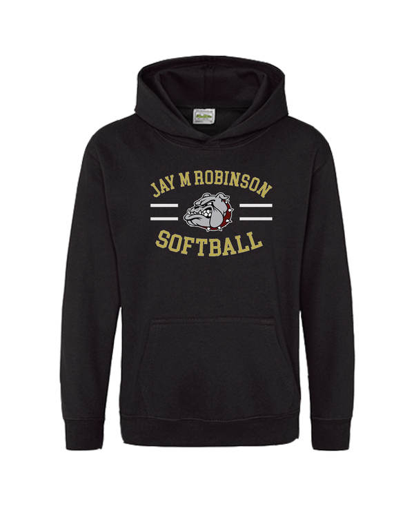 Jay M Robinson HS Softball Curve - Cotton Hoodie