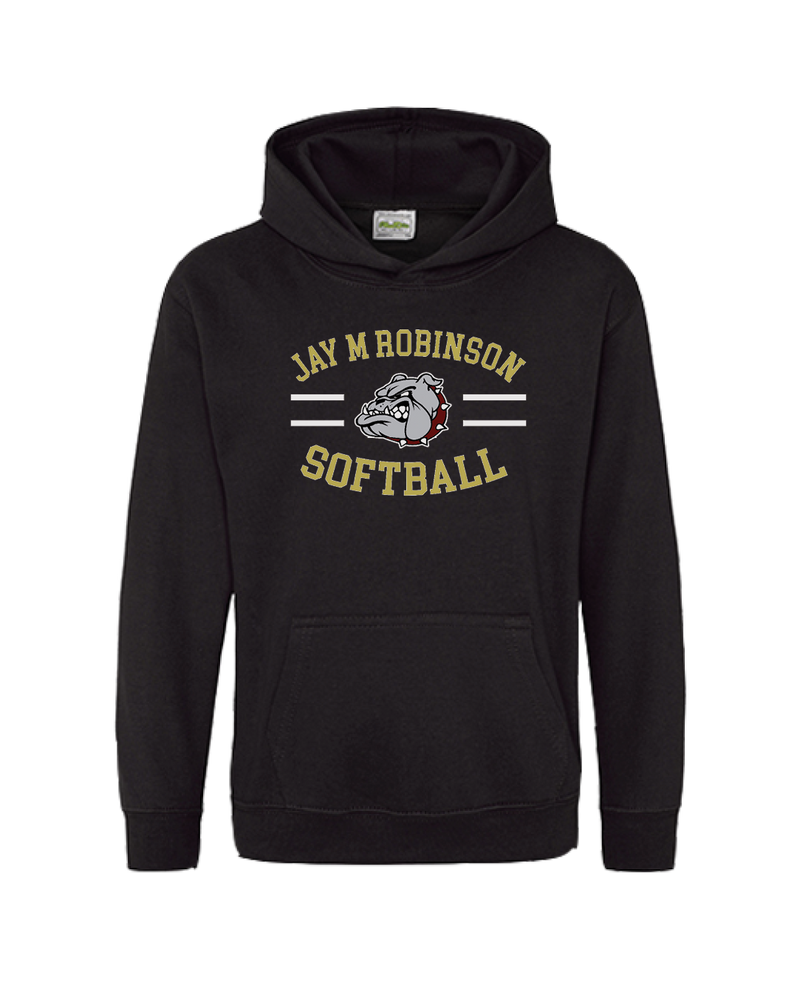 Jay M Robinson HS Softball Curve - Cotton Hoodie