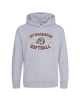 Jay M Robinson HS Softball Curve - Cotton Hoodie
