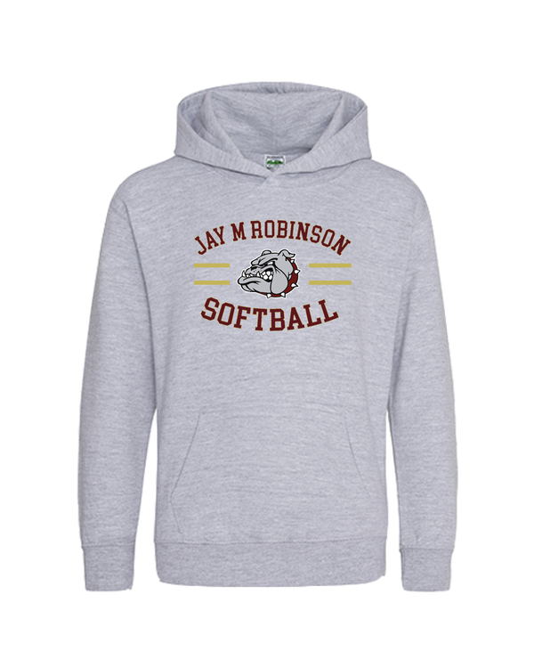 Jay M Robinson HS Softball Curve - Cotton Hoodie