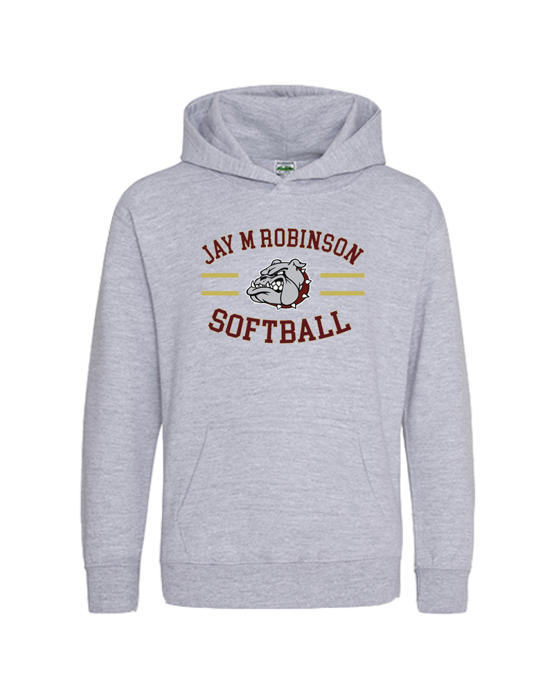 Jay M Robinson HS Softball Curve - Cotton Hoodie