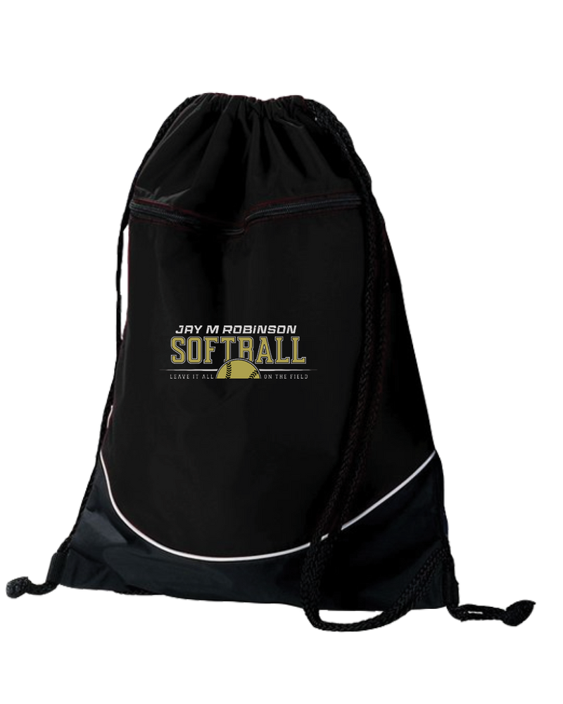 Jay M Robinson HS Leave It All On The Field - Drawstring Bag