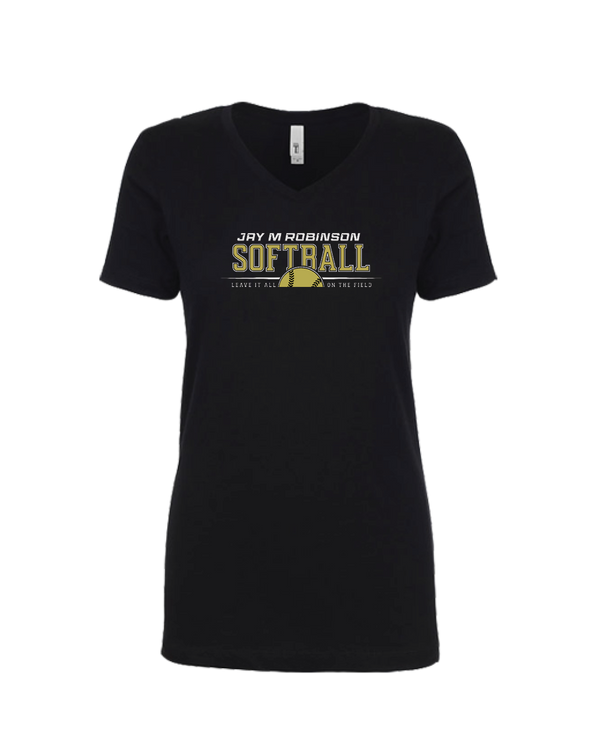 Jay M Robinson HS Leave It All On The Field - Women’s V-Neck