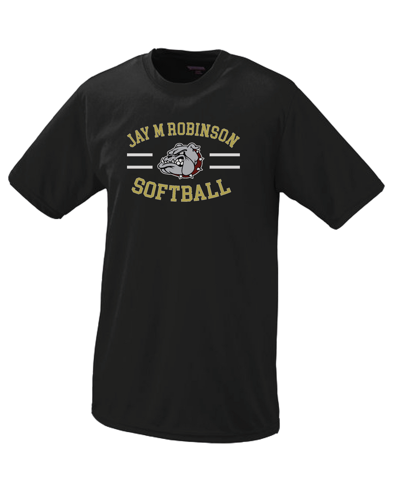 Jay M Robinson Softball Curve - Performance T-Shirt