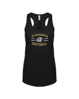 Jay M Robinson HS Softball Curve - Women’s Tank Top