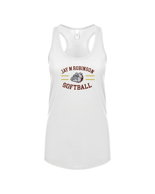 Jay M Robinson HS Softball Curve - Women’s Tank Top