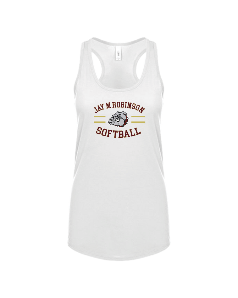 Jay M Robinson HS Softball Curve - Women’s Tank Top