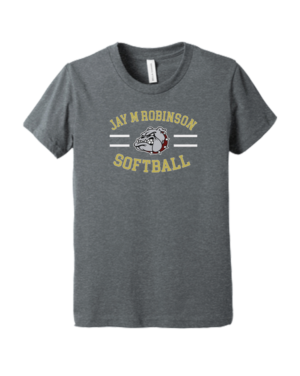 Jay M Robinson HS Softball Curve - Youth T-Shirt