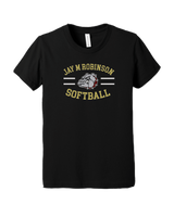 Jay M Robinson HS Softball Curve - Youth T-Shirt