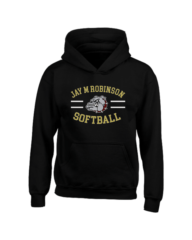 Jay M Robinson HS Softball Curve - Youth Hoodie