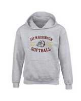 Jay M Robinson HS Softball Curve - Youth Hoodie