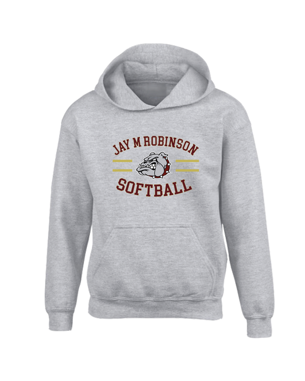 Jay M Robinson HS Softball Curve - Youth Hoodie