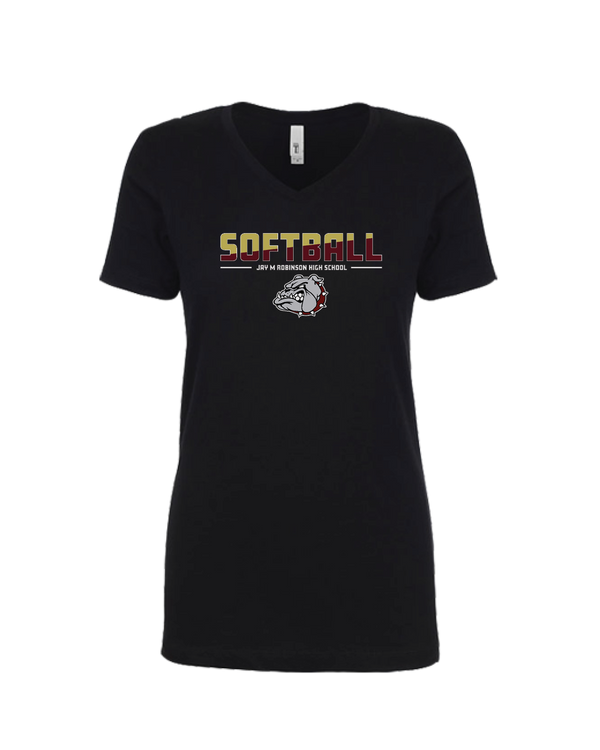 Jay M Robinson HS Softball Cut - Women’s V-Neck