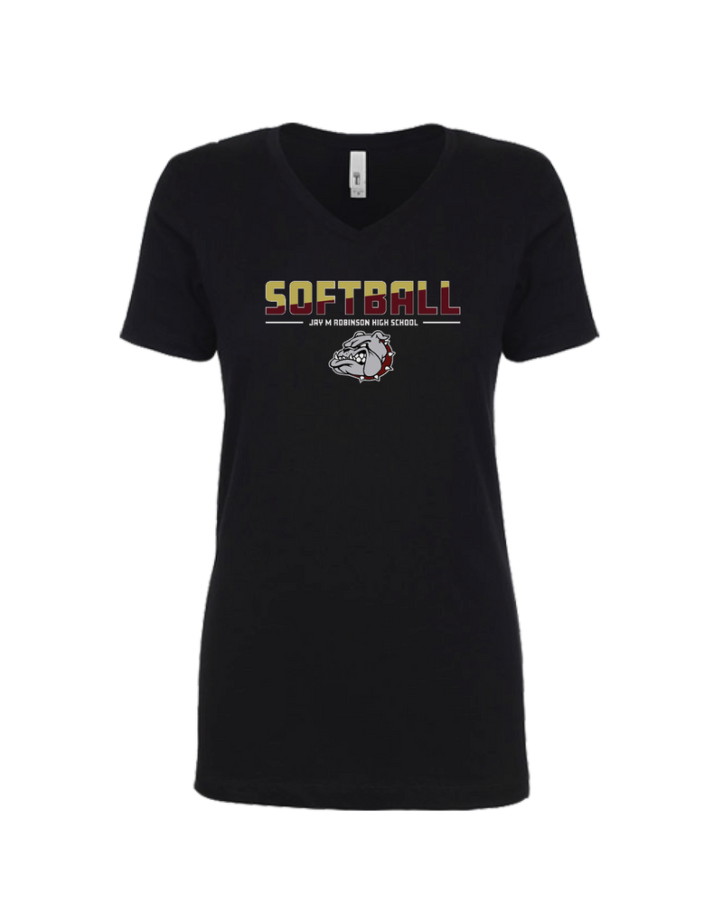 Jay M Robinson HS Softball Cut - Women’s V-Neck