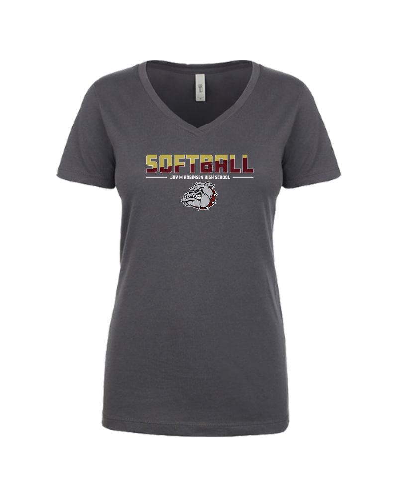 Jay M Robinson HS Softball Cut - Women’s V-Neck