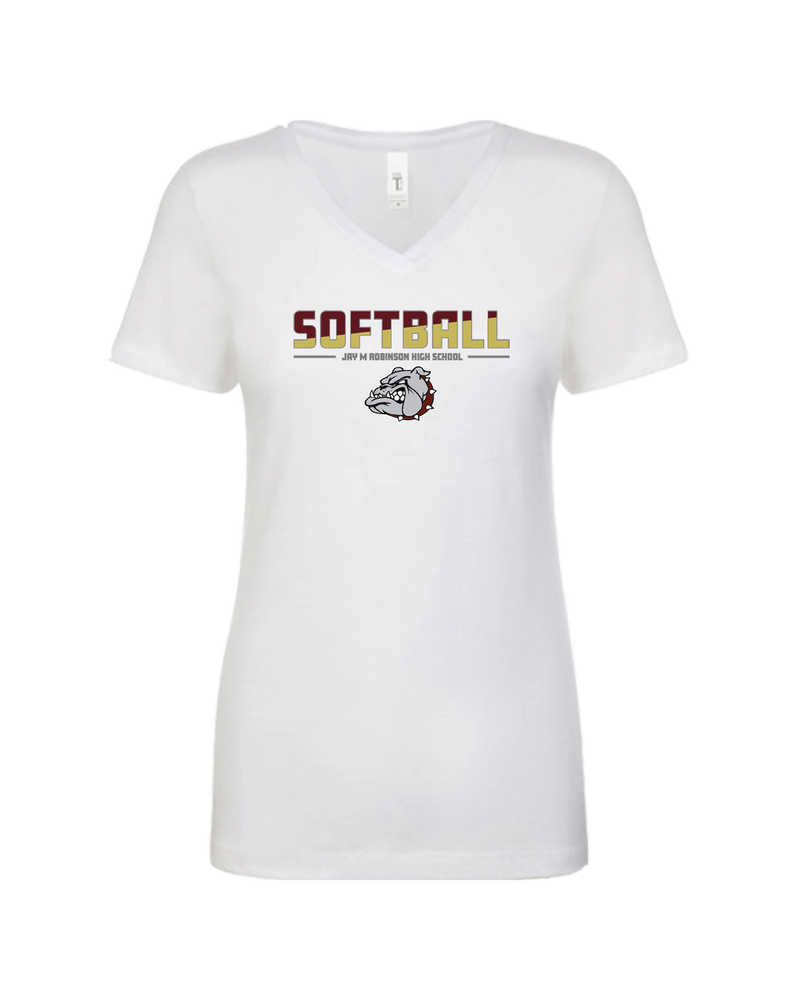 Jay M Robinson HS Softball Cut - Women’s V-Neck