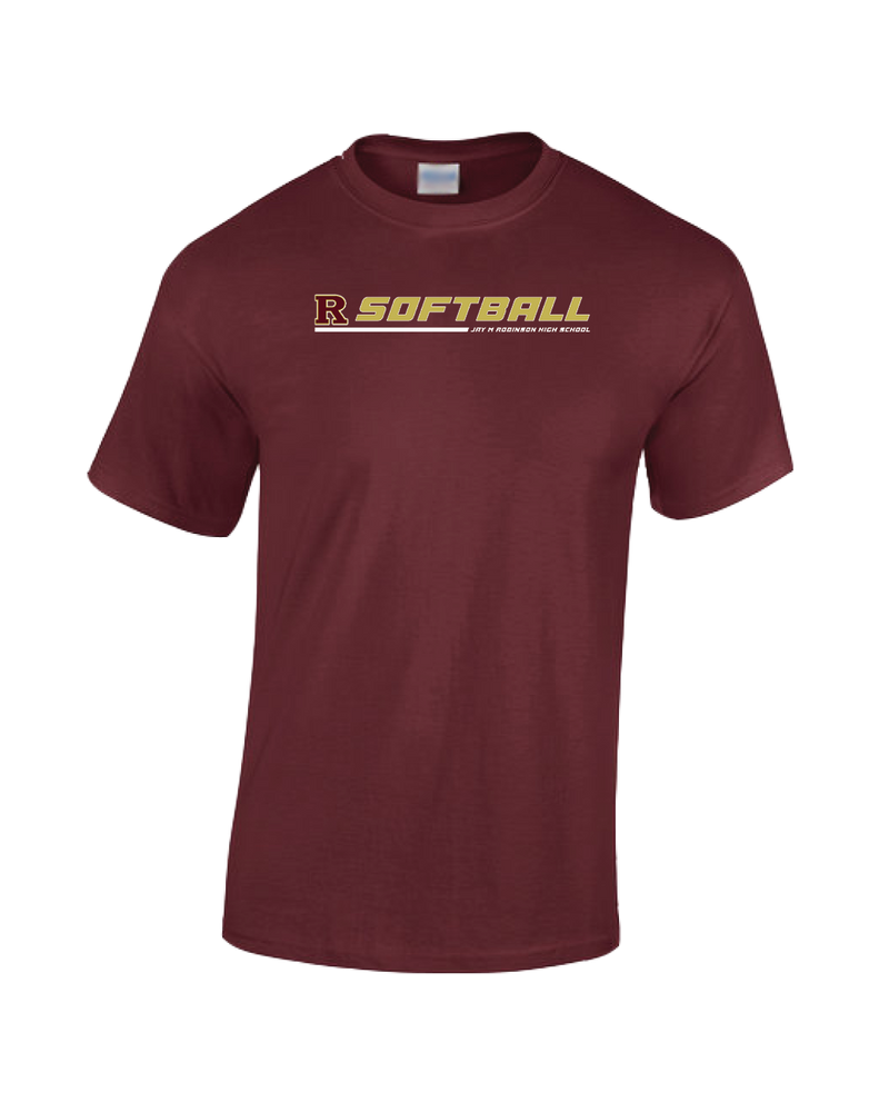 Jay M Robinson HS Softball Line - Cotton T-Shirt