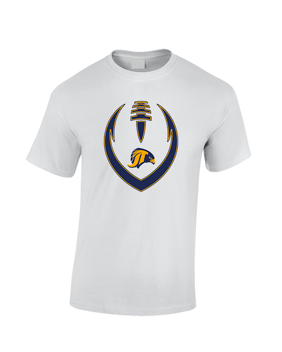 Jefferson Township HS Football Full Football - Cotton T-Shirt