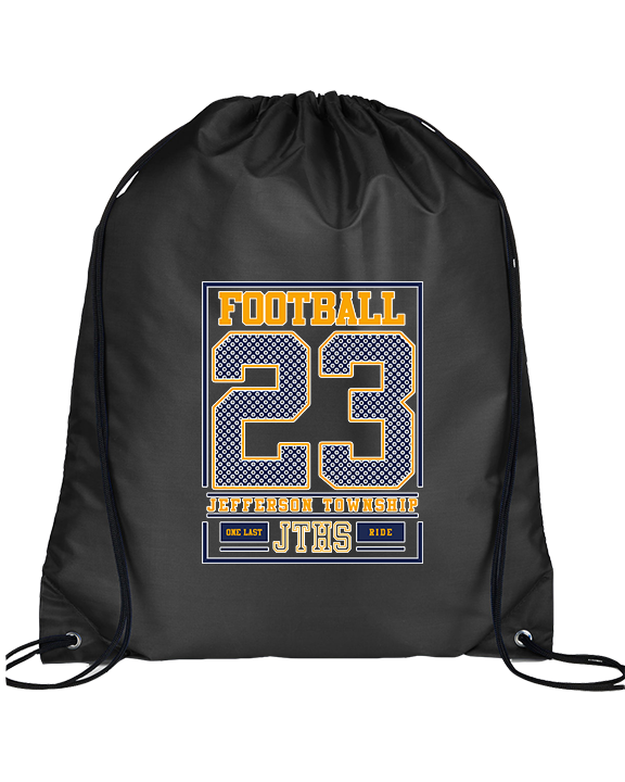 Jefferson Township HS Football Last Ride - Drawstring Bag