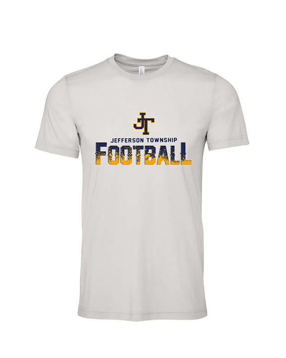 Jefferson Township HS Football Splatter - Tri-Blend Shirt
