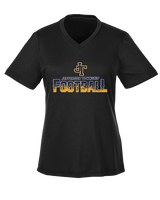 Jefferson Township HS Football Splatter - Womens Performance Shirt