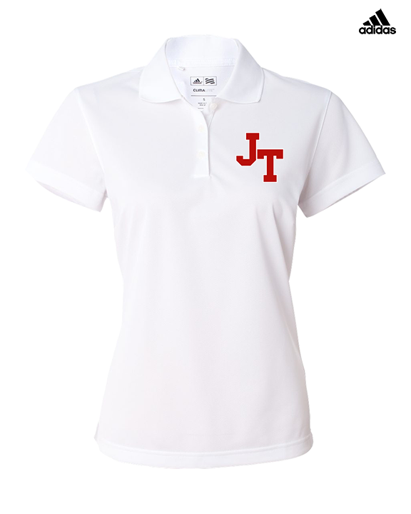 Jim Thorpe Area HS Track & Field Logo Red - Adidas Womens Polo