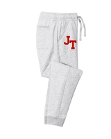 Jim Thorpe Area HS Track & Field Logo Red - Cotton Joggers