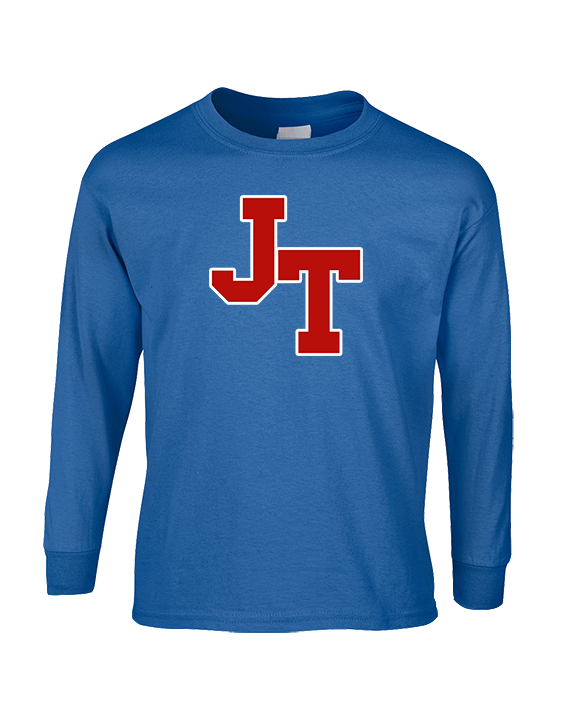 Jim Thorpe Area HS Track & Field Logo Red - Cotton Longsleeve