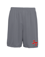 Jim Thorpe Area HS Track & Field Logo Red - Mens 7inch Training Shorts