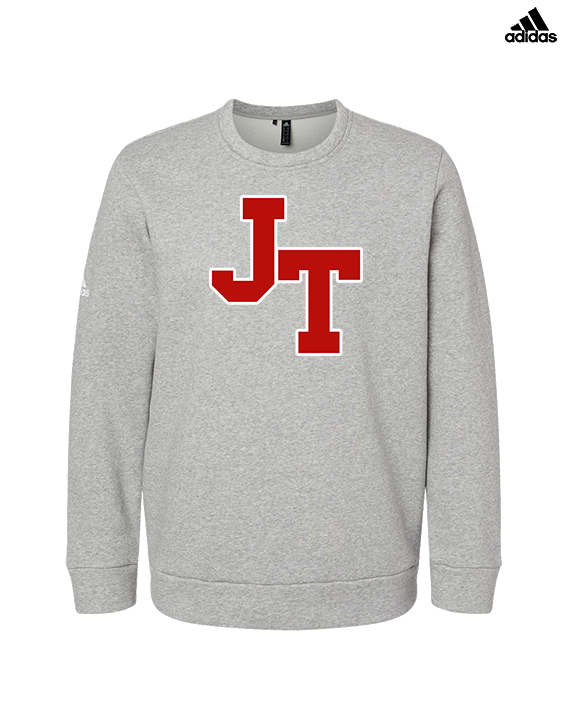 Jim Thorpe Area HS Track & Field Logo Red - Mens Adidas Crewneck