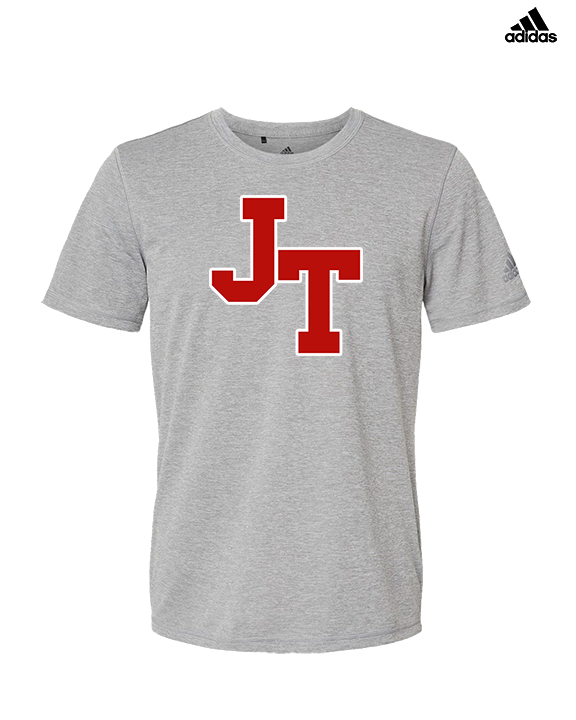 Jim Thorpe Area HS Track & Field Logo Red - Mens Adidas Performance Shirt