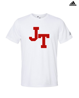 Jim Thorpe Area HS Track & Field Logo Red - Mens Adidas Performance Shirt