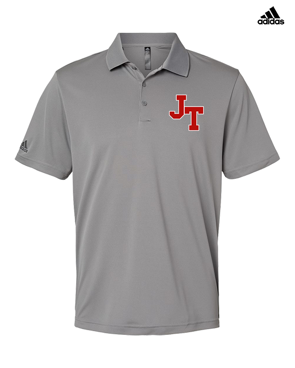 Jim Thorpe Area HS Track & Field Logo Red - Mens Adidas Polo