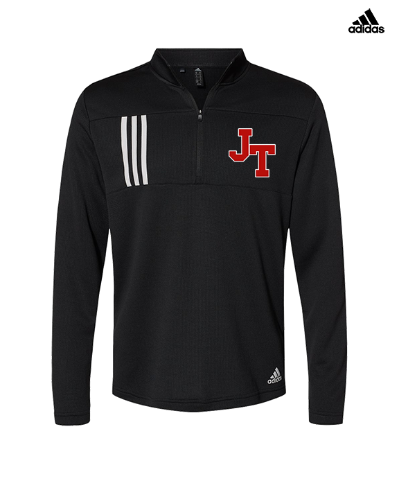 Jim Thorpe Area HS Track & Field Logo Red - Mens Adidas Quarter Zip