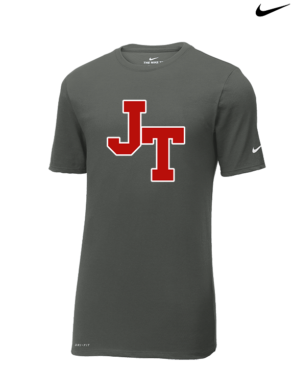 Jim Thorpe Area HS Track & Field Logo Red - Mens Nike Cotton Poly Tee