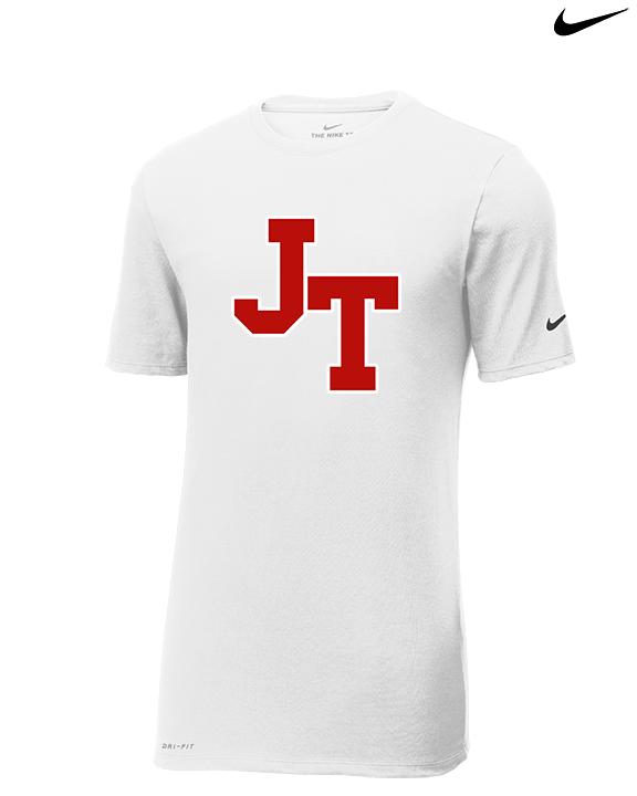 Jim Thorpe Area HS Track & Field Logo Red - Mens Nike Cotton Poly Tee