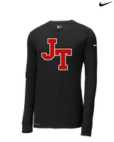 Jim Thorpe Area HS Track & Field Logo Red - Mens Nike Longsleeve