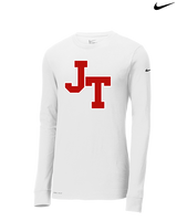 Jim Thorpe Area HS Track & Field Logo Red - Mens Nike Longsleeve