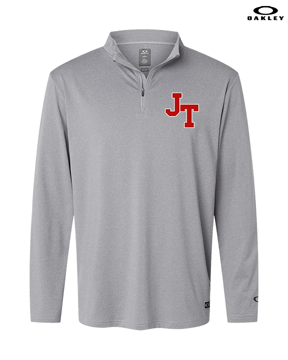 Jim Thorpe Area HS Track & Field Logo Red - Mens Oakley Quarter Zip